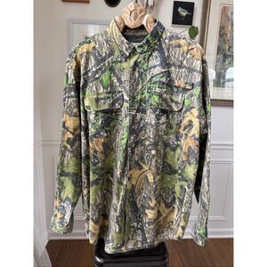 Vintage FieldStaff Mossy Oak Obsession Button Field Shirt XL